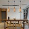 3Pcs Bamboo Wicker Rattan Shade Pendant Light Art Hanging Ceiling Lamp Fixture